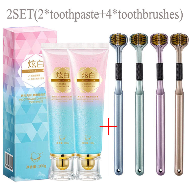 Whitening toothpaste with rejuvenating and protective properties, preventing